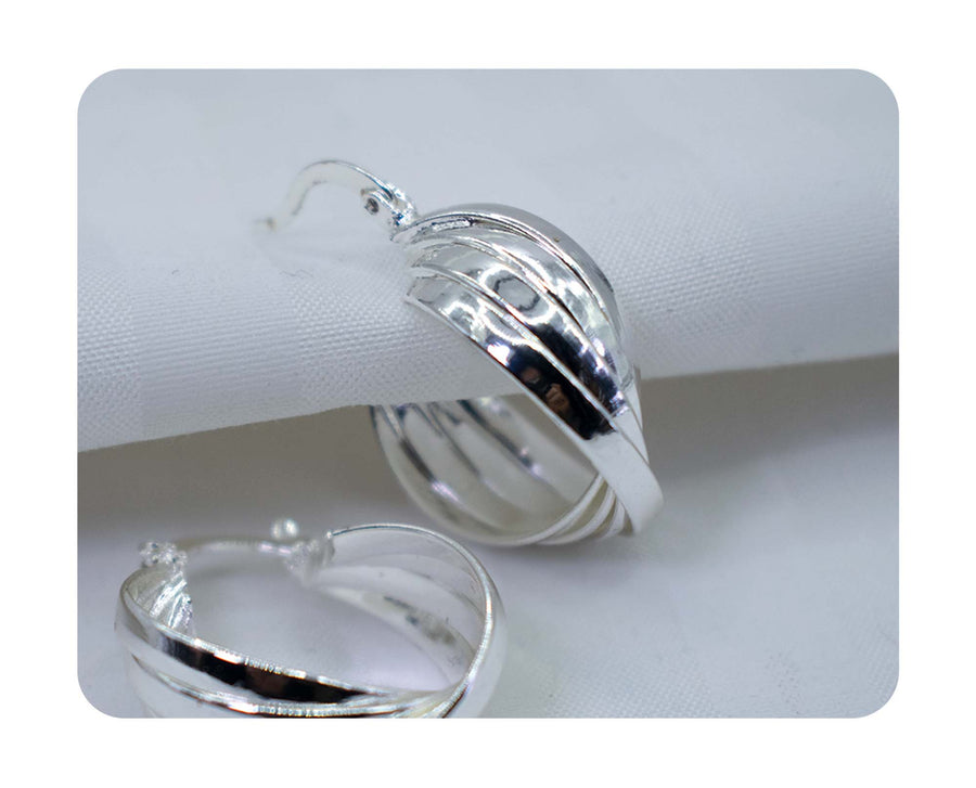 Aro bañado en plata