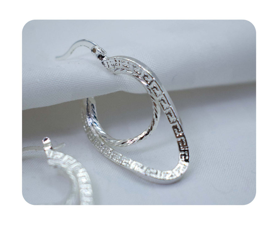 Aro bañado en plata