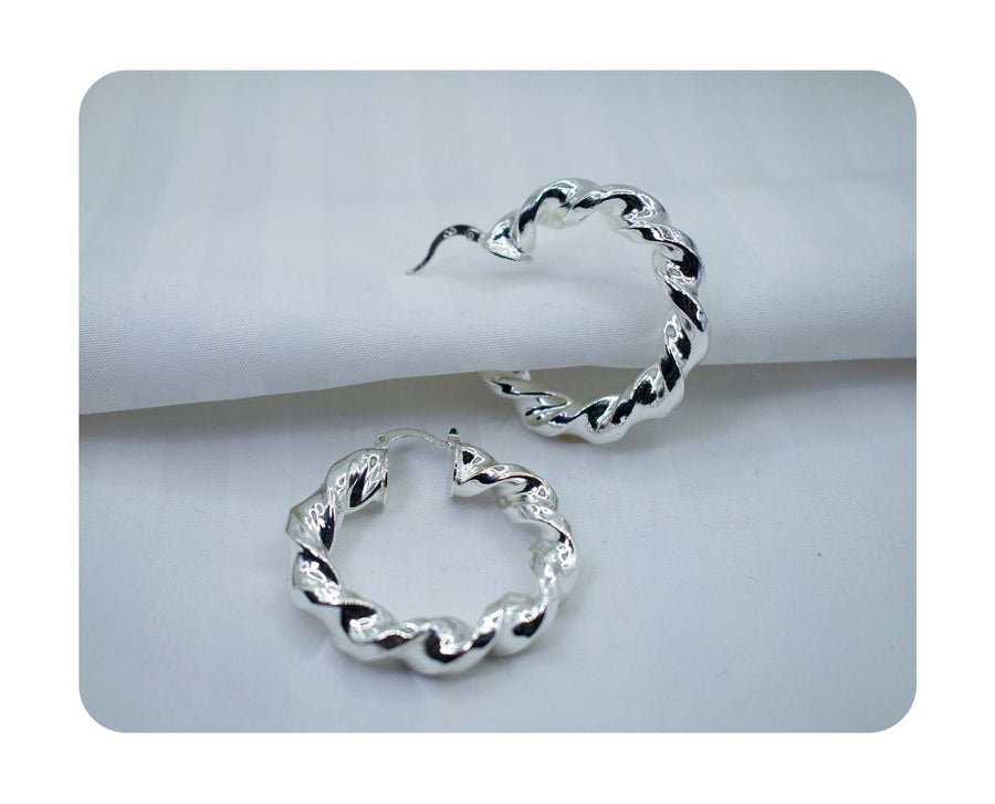 Aro bañado en plata