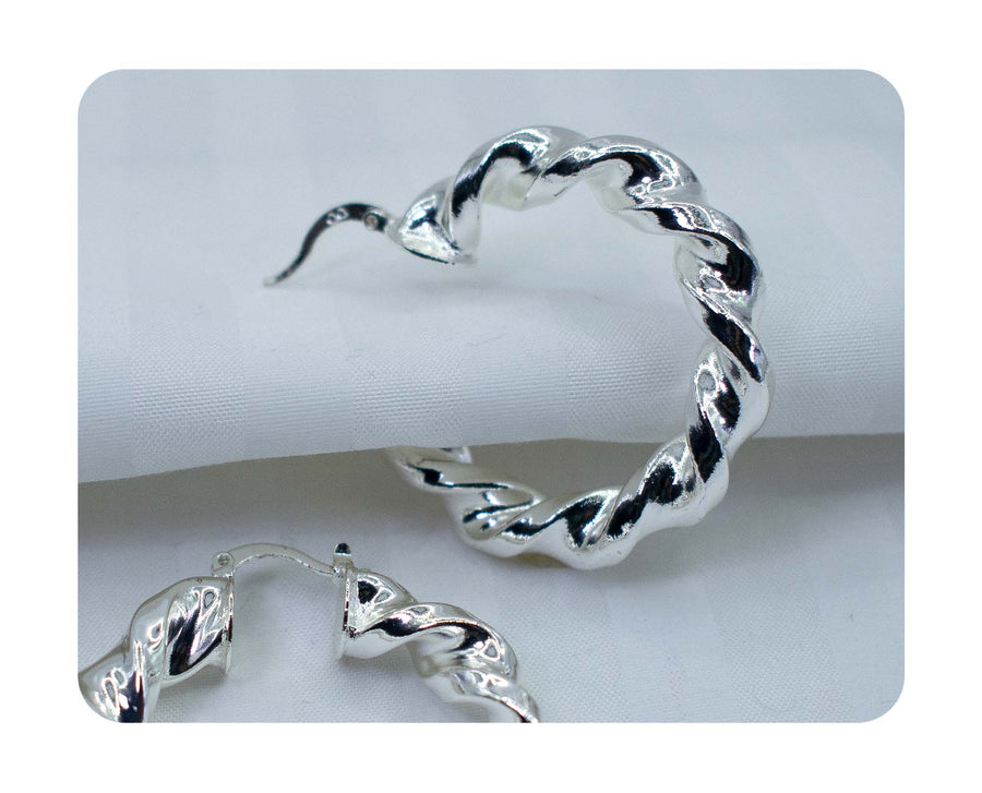 Aro bañado en plata