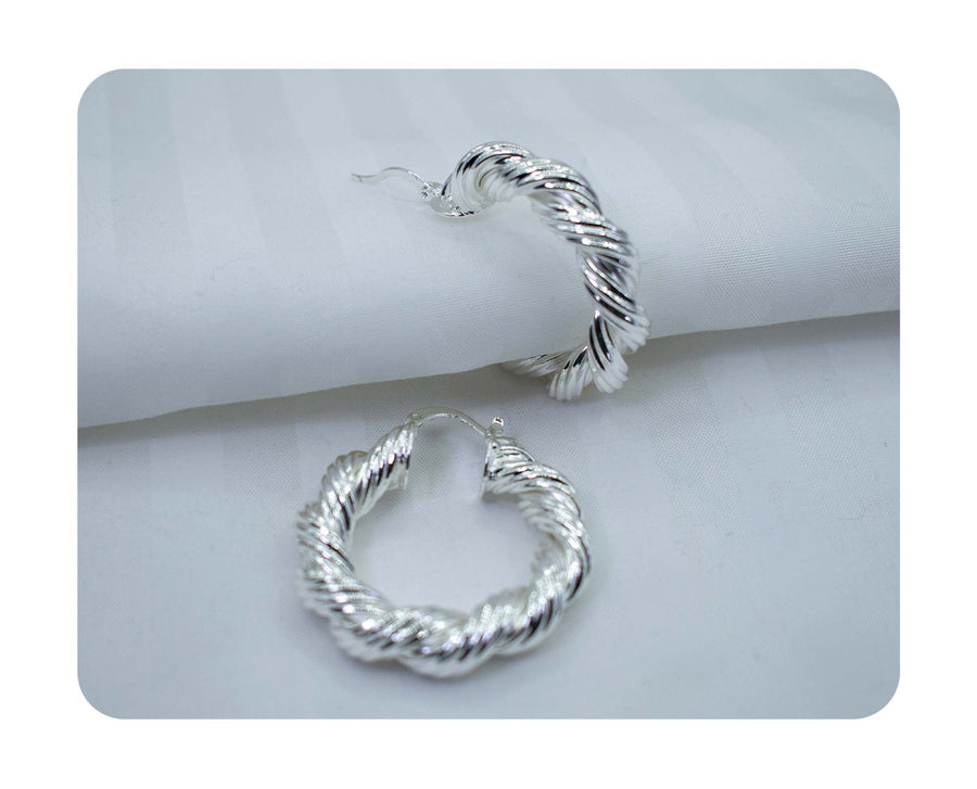 Aro bañado en plata