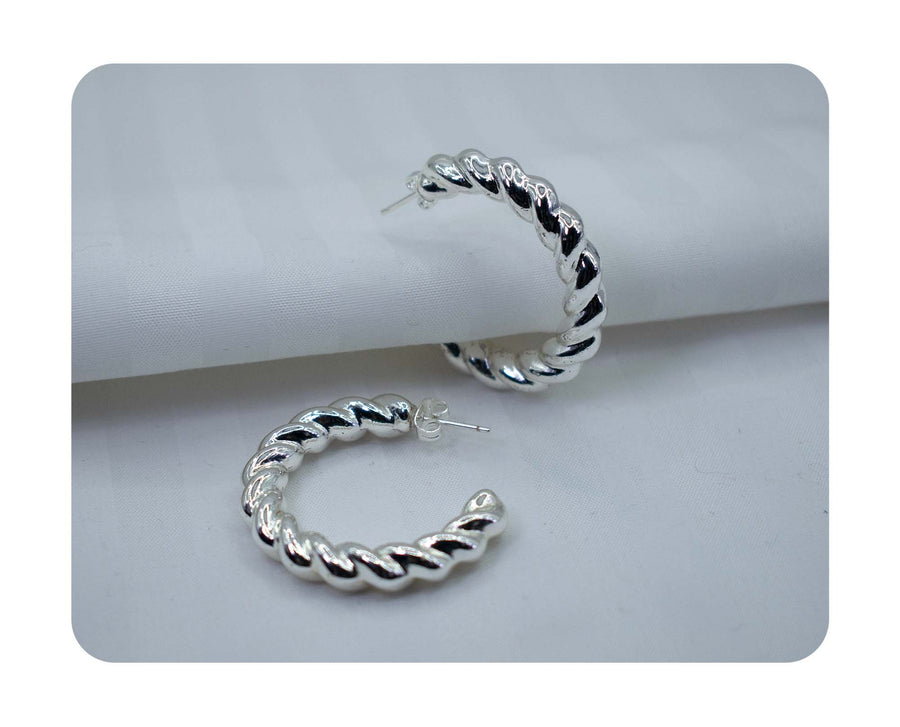 Aro bañado en plata