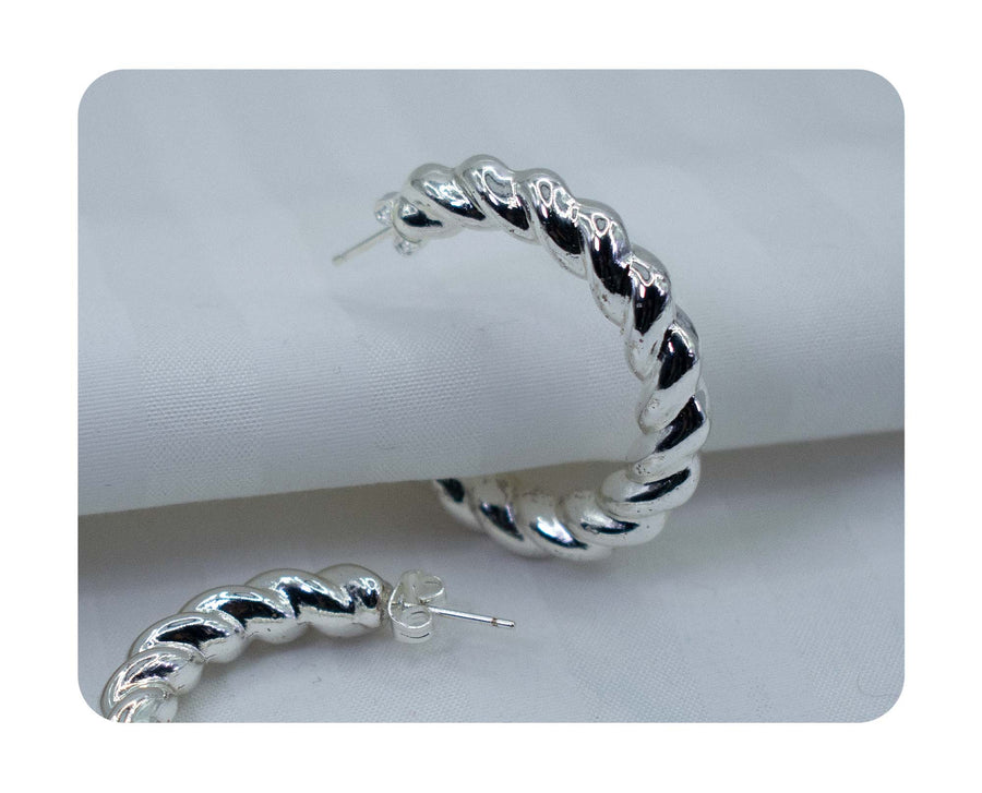 Aro bañado en plata