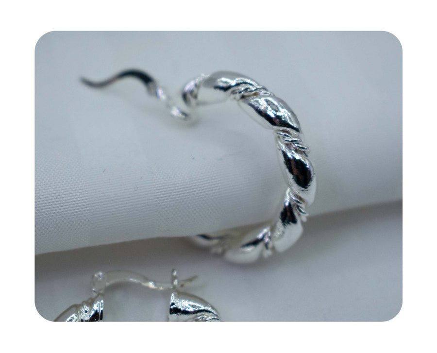 Aro bañado en plata