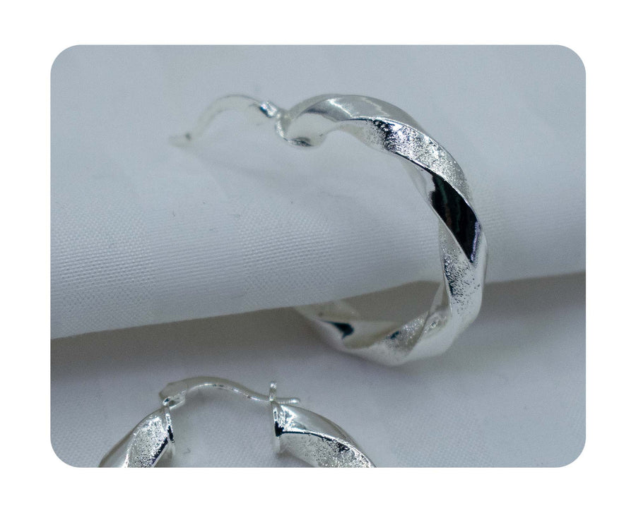 Aro bañado en plata