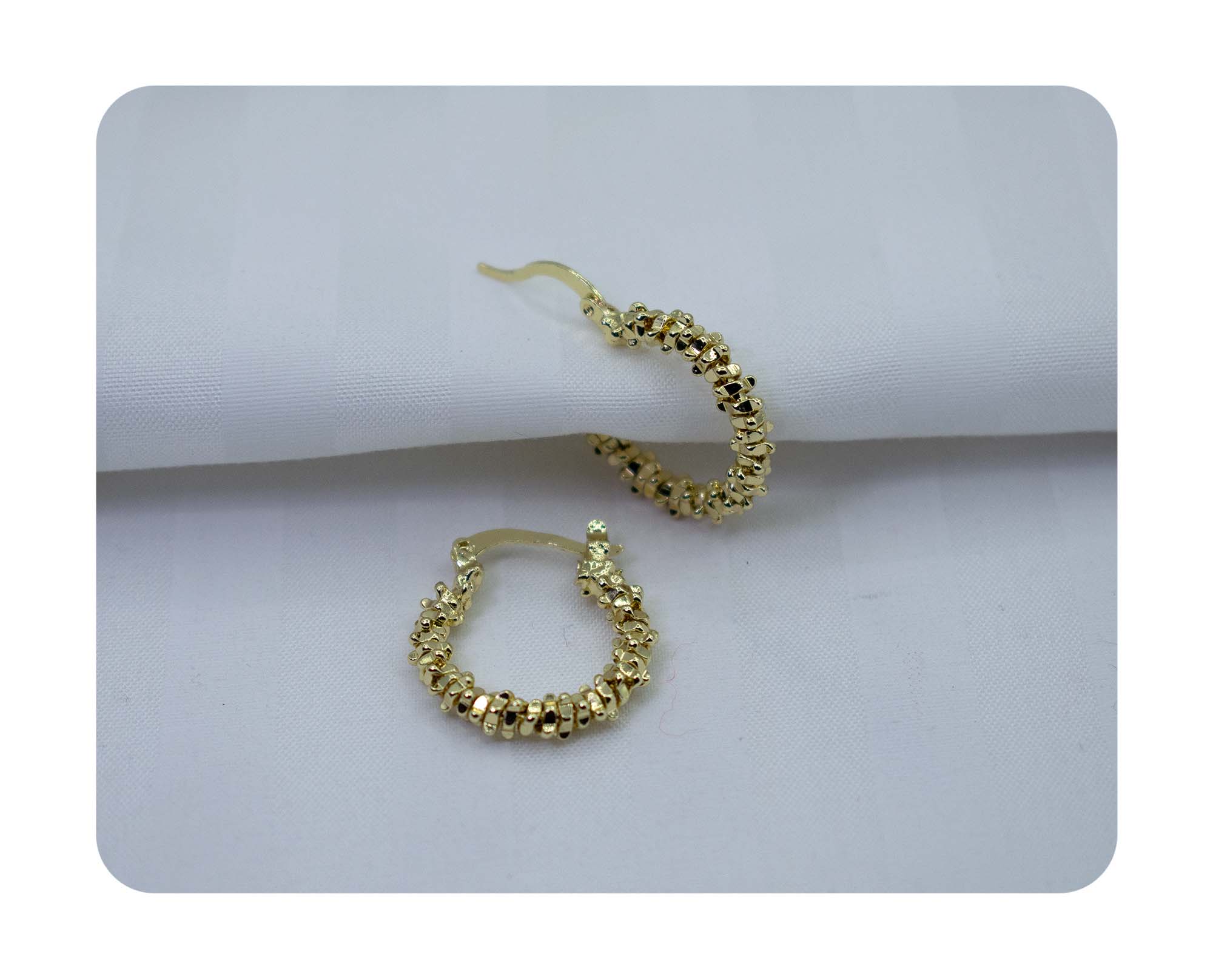 Aros bañados en Oro
