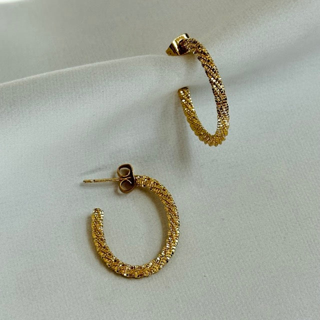 Aros bañados en Oro