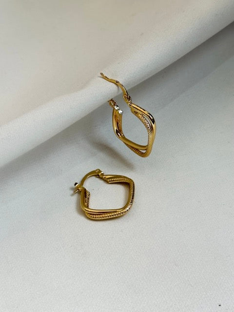 Aros bañados en Oro