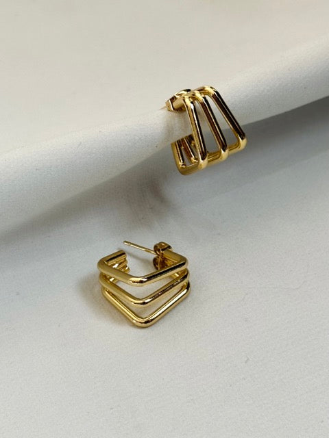 Aros bañados en Oro