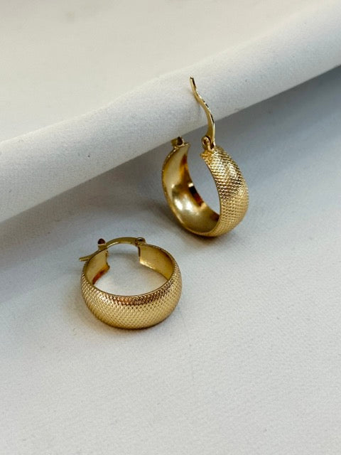Aros bañados en Oro