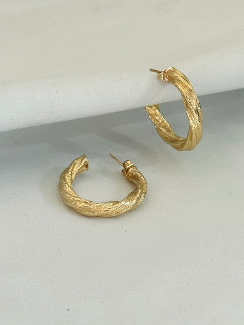 Aros bañados en Oro