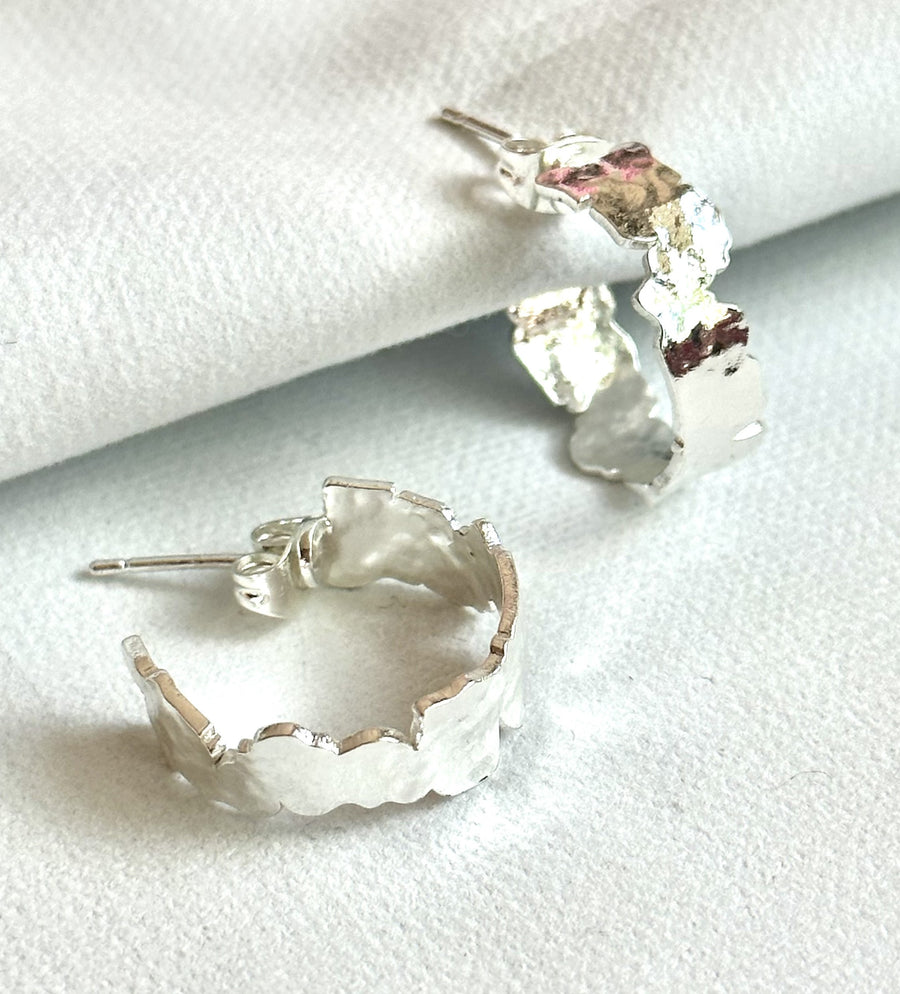 Aro bañado en Plata 925