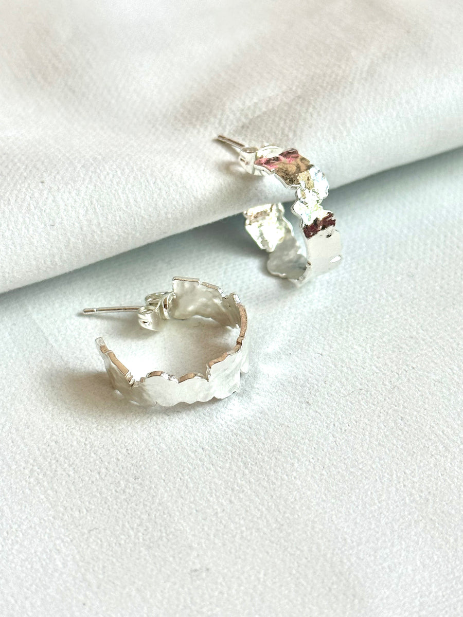 Aro bañado en Plata 925