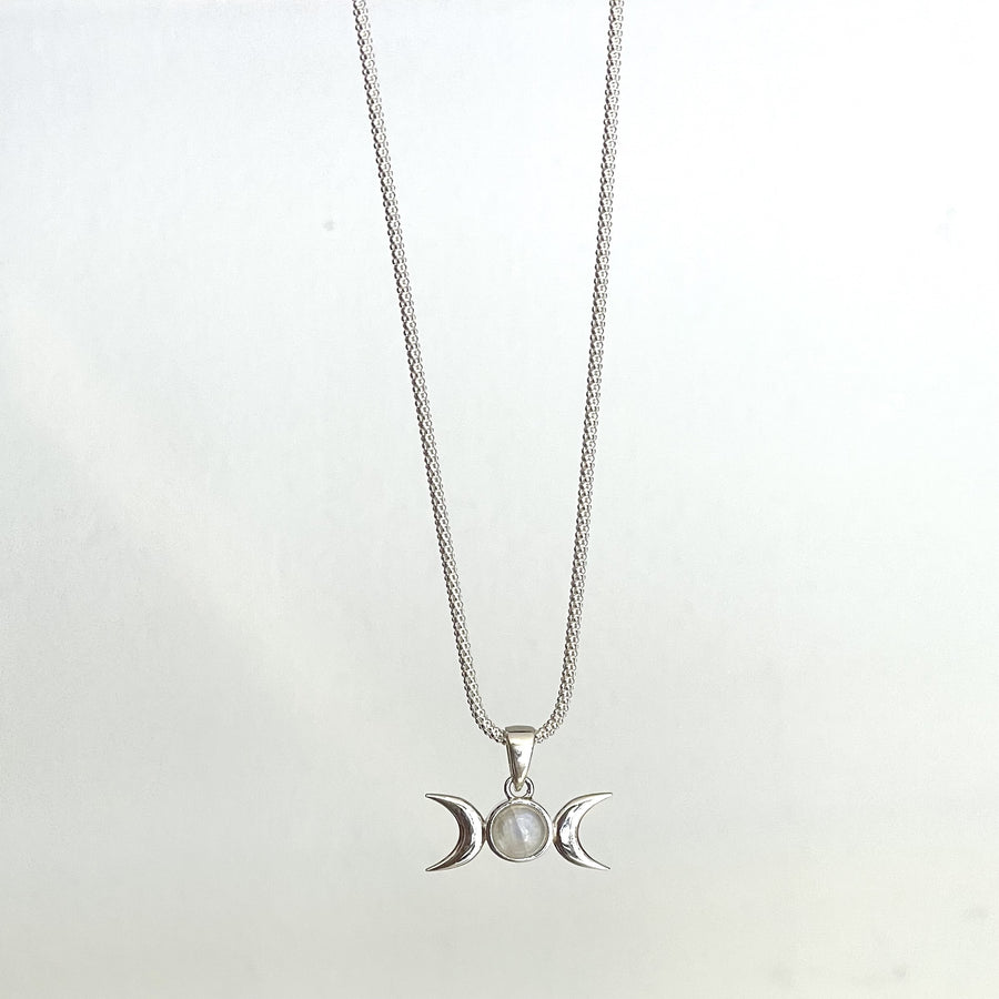 Collar Plata 925 Cadena gruesa y piedra natural variedades