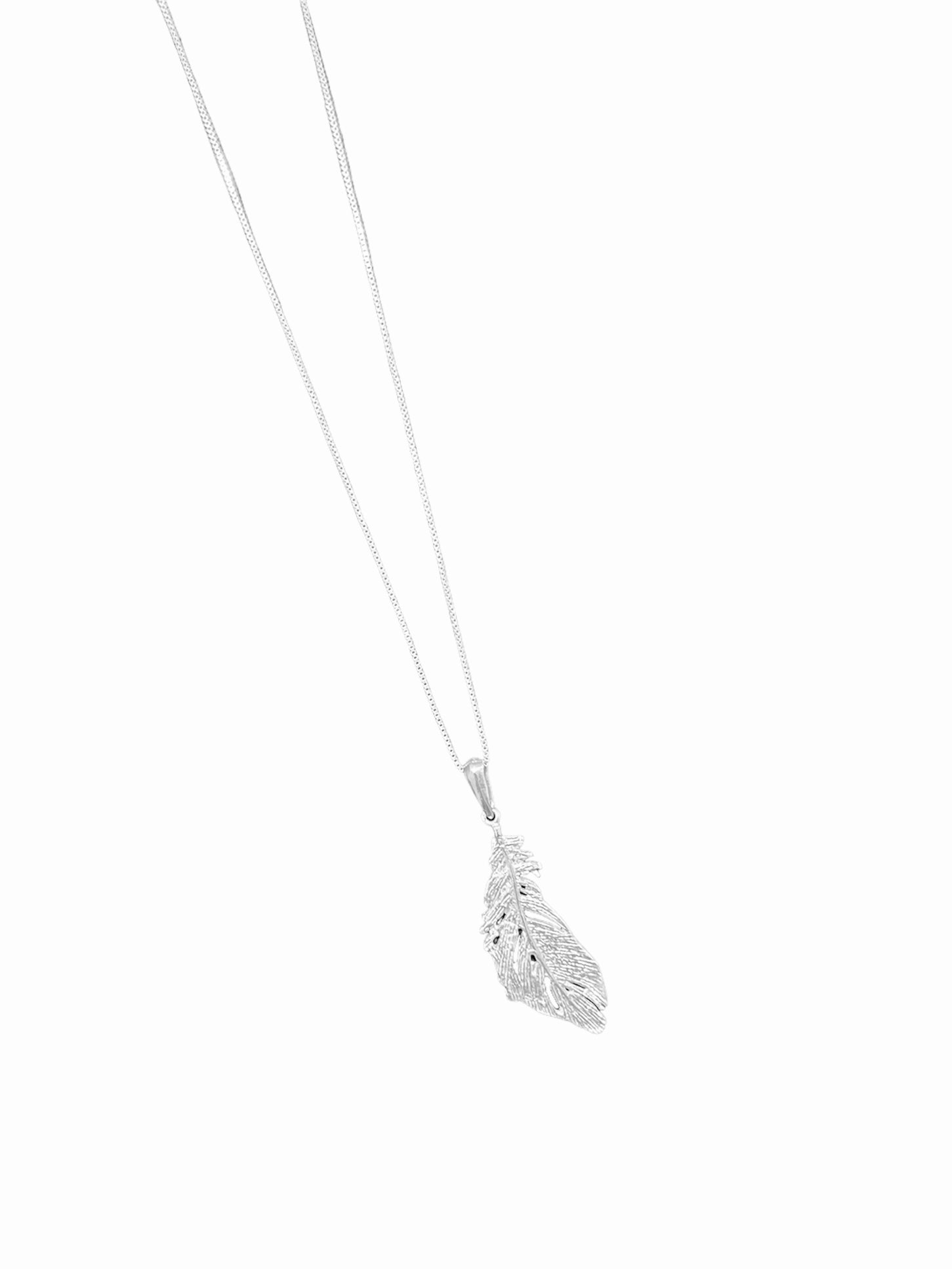 Collar Plata 925 Pluma