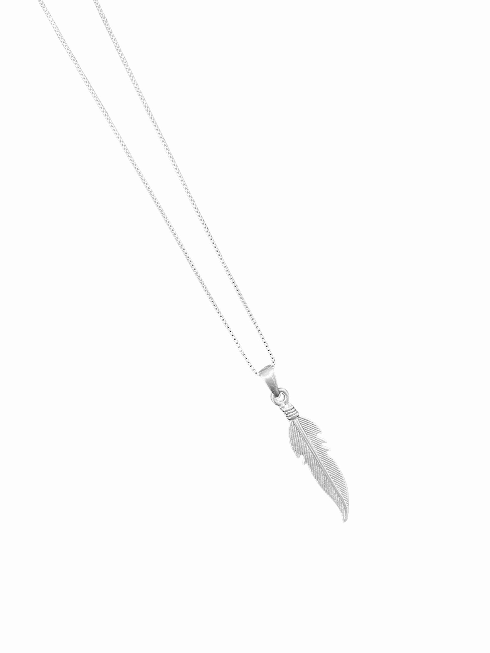 Collar Plata 925 Pluma